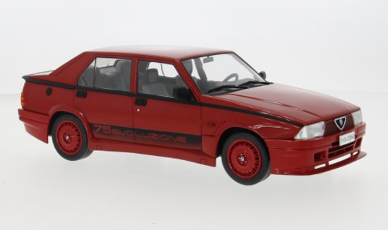 Alfa Romeo 75 Turbo Evoluzione 1987 Rood - 1:18